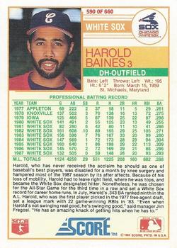 Harold Baines  baseball card collectible - Main Image 2