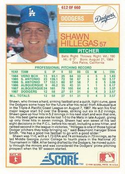 Shawn Hillegas  baseball card collectible - Main Image 2