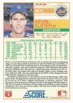 Kevin Elster  baseball card collectible - Main Image 2