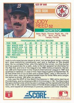Jody Reed  baseball card collectible - Main Image 2
