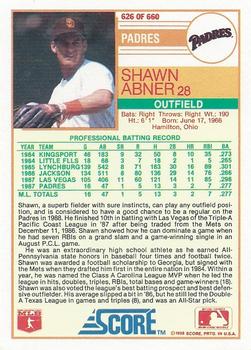 Shawn Abner  baseball card collectible - Main Image 2