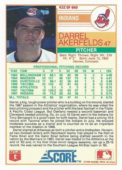 Darrel Akerfelds  baseball card collectible - Main Image 2