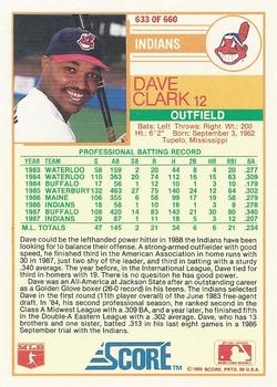 Dave Clark  baseball card collectible - Main Image 2