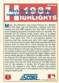 Mark McGwire  baseball card collectible - Main Image 2