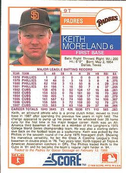 Keith Moreland  baseball card collectible - Main Image 2