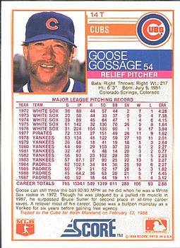 Rich Gossage  baseball card collectible - Main Image 2