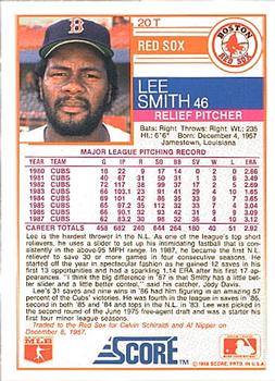 Lee Smith  baseball card collectible - Main Image 2