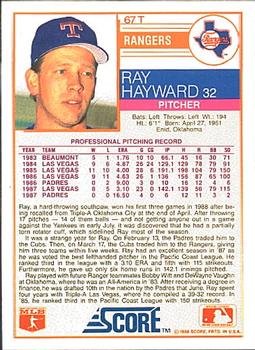 Ray Hayward  baseball card collectible - Main Image 2