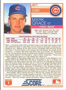 Mark Grace  baseball card collectible - Main Image 2