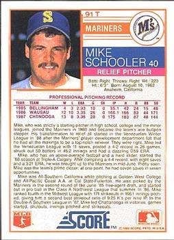Mike Schooler  baseball card collectible - Main Image 2