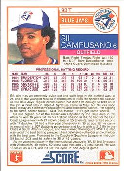 Sil Campusano  baseball card collectible - Main Image 2