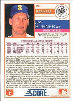Jay Buhner  baseball card collectible - Main Image 2
