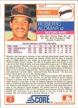 Roberto Alomar  baseball card collectible - Main Image 2