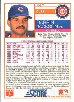 Darrin Jackson  baseball card collectible - Main Image 2