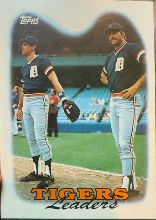 Tigers Leaders  baseball card collectible - Main Image 3