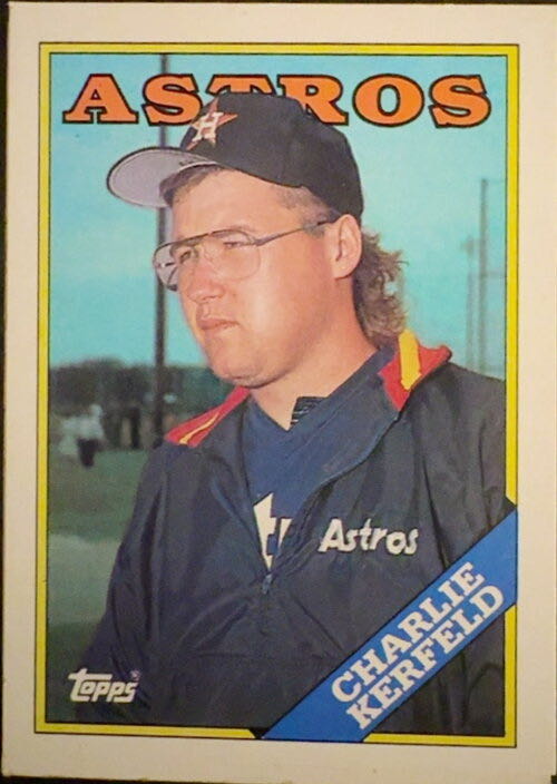 Charlie Kerfeld  baseball card collectible - Main Image 3