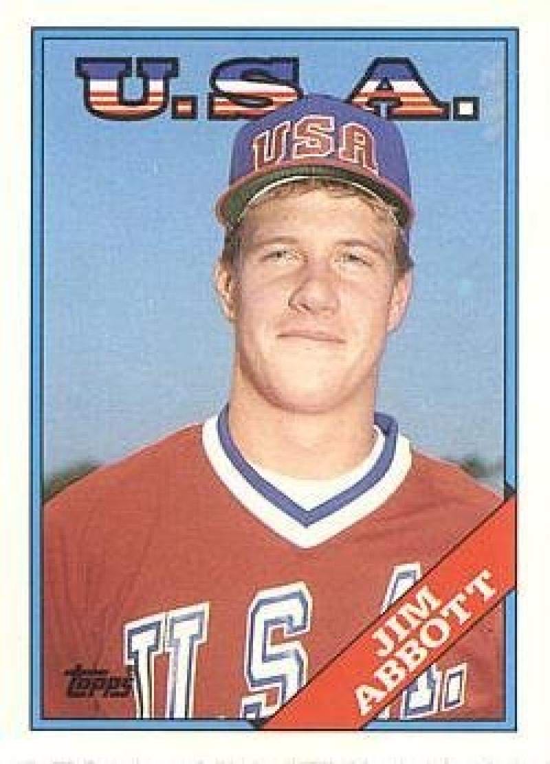 Jim Abbott  baseball card collectible - Main Image 3