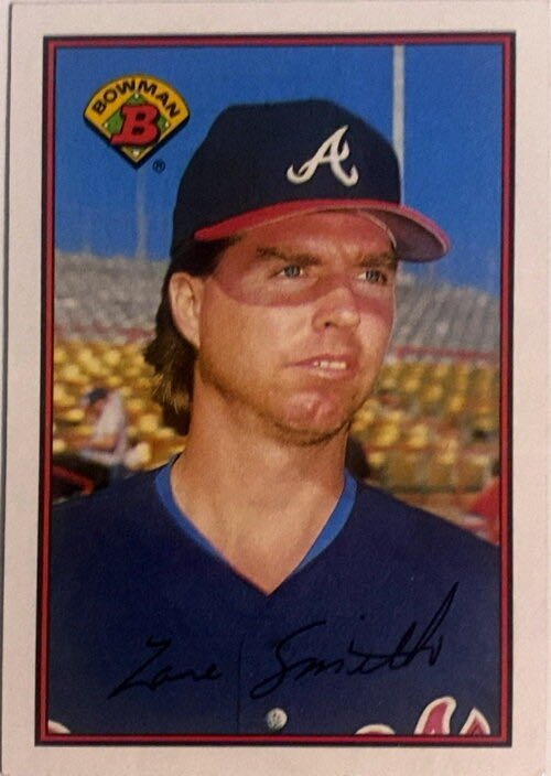 Zane Smith  baseball card collectible - Main Image 3