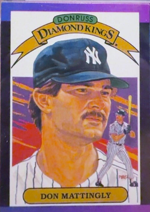Don Mattingly  baseball card collectible - Main Image 3