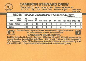 Cameron Drew  baseball card collectible - Main Image 2