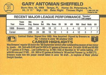 Gary Sheffield  baseball card collectible - Main Image 2
