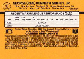 Ken Griffey Jr.  baseball card collectible - Main Image 2