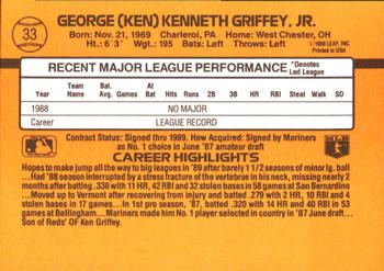 Ken Griffey Jr.  baseball card collectible - Main Image 2