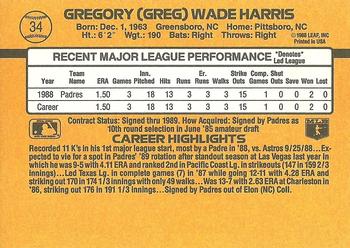 Greg Harris  baseball card collectible - Main Image 2
