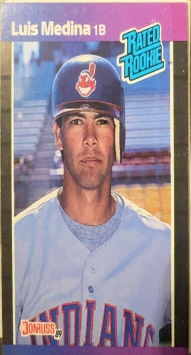 Luis Medina  baseball card collectible - Main Image 3