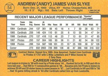 Andy Van Slyke  baseball card collectible - Main Image 2