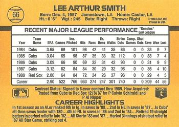 Lee Smith  baseball card collectible - Main Image 2