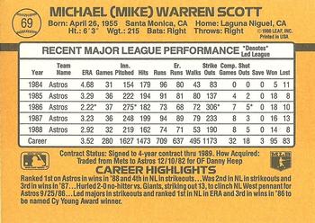 Mike Scott  baseball card collectible - Main Image 2