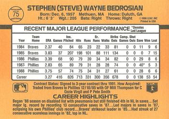Steve Bedrosian  baseball card collectible - Main Image 2