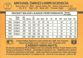 Mike Scioscia  baseball card collectible - Main Image 2