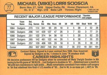 Mike Scioscia  baseball card collectible - Main Image 2