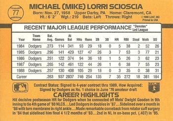 Mike Scioscia  baseball card collectible - Main Image 2