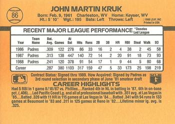 John Kruk  baseball card collectible - Main Image 2