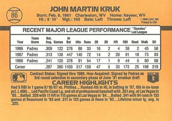 John Kruk  baseball card collectible - Main Image 2