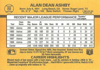 Alan Ashby  baseball card collectible - Main Image 2