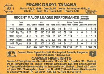 Frank Tanana  baseball card collectible - Main Image 2