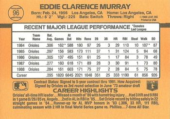 Eddie Murray  baseball card collectible - Main Image 2