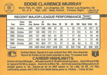 Eddie Murray  baseball card collectible - Main Image 2