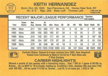 Keith Hernandez  baseball card collectible - Main Image 2