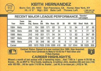 Keith Hernandez  baseball card collectible - Main Image 2