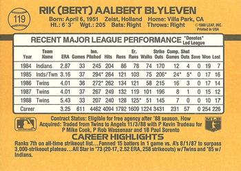 Bert Blyleven  baseball card collectible - Main Image 2