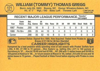 Tommy Gregg  baseball card collectible - Main Image 2