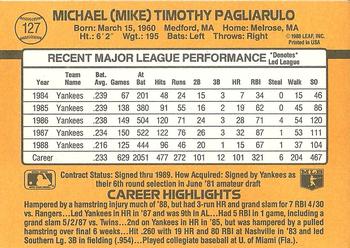 Mike Pagliarulo  baseball card collectible - Main Image 2