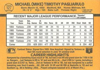 Mike Pagliarulo  baseball card collectible - Main Image 2