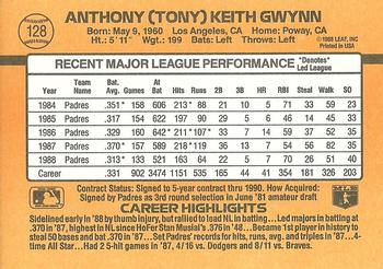 Tony Gwynn  baseball card collectible - Main Image 2