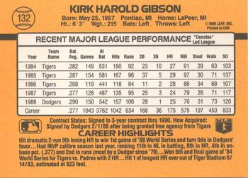 Kirk Gibson  baseball card collectible - Main Image 2